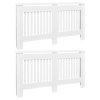 Multidom Kryt na radiátor 2 ks MDF biely 152 cm