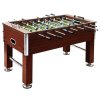 Multidom Stolný futbal, oceľ 60 kg 140x74,5x87,5 cm, hnedý