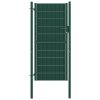 Multidom Plotová brána, PVC a oceľ 100x124 cm, zelená