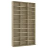 Multidom Skrinka na CD, dub sonoma 102x16x177,5 cm, kompozitné drevo