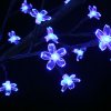 Multidom Vianočný stromček 2000 LED modré biele svetlo kvety čerešne 500 cm