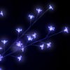 Multidom Vianočný stromček 2000 LED modré biele svetlo kvety čerešne 500 cm