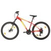 Multidom Horský bicykel 21 rýchlostí 27,5" koleso 38 cm rám červený
