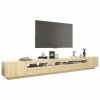 Multidom TV skrinka s LED svetlami dub sonoma 300x35x40 cm