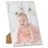 Multidom Fotorámiky na stenu alebo stôl 5 ks strieborné 70x90 cm MDF