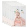 Multidom Fotorámiky na stenu alebo stôl 5 ks strieborné 70x90 cm MDF