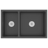 Multidom Kuchynský drez čierny nehrdzavejúca oceľ