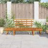 Multidom Záhradná lavička 2 v 1 190 cm akáciový masív