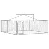 Multidom Vonkajšia voliéra pre psy so strechou 300x300x150 cm