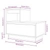 Multidom Nočné stolíky 2 ks biele 60x34x51 cm masívne borovicové drevo