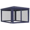 Multidom Párty stan so 4 sieťkovanými bočnými stenami modrý 3x4 m HDPE