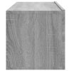 Multidom Nástenné TV skrinky 4 ks sivý dub sonoma 100x30x30 cm