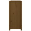 Multidom Bočná skrinka medovo-hnedá 100x40x90 cm masívna borovica