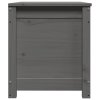 Multidom Úložný box sivý 80x40x45,5 cm masívna borovica