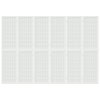 Multidom Skladací paraván s 6 panelmi, japonský štýl 240x170 cm biely