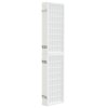 Multidom Skladací paraván s 6 panelmi, japonský štýl 240x170 cm biely