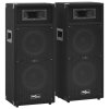 Multidom Profesionálne pasívne hifi reproduktory 2 ks 1000 W čierne