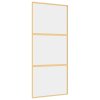 Multidom Posuvné dvere zlaté 90x205 cm číre ESG sklo a hliník