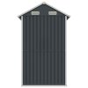 Multidom Záhradný domček antracitový 192x152,5x237 cm pozinkovaná oceľ
