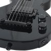 Multidom Elektrická gitara pre deti s taškou čierna 3/4 30"