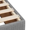 Multidom Posteľný rám boxsping s matracom bledosivý 80x200 cm látka