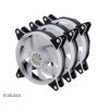 prídavný ventilátor Akasa Vegas AR7 LED 12 cm kit