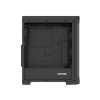 Počítačová skriňa Genesis IRID 505F/Midi Tower/Transpar./Čierna