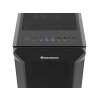 Počítačová skriňa Genesis IRID 505F/Midi Tower/Transpar./Čierna