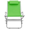 Multidom Hojdacie stoličky 2 ks oceľové zelené