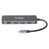 D-Link 5-in-1 USB-C Hub with HDMI/Power Delivery
