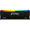 Kingston FURY Beast/DDR4/64GB/3200MHz/CL16/4x16GB/RGB/Black