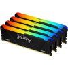 Kingston FURY Beast/DDR4/64GB/3200MHz/CL16/4x16GB/RGB/Black