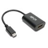 Adaptér USB-C/HDMI 4K 60Hz, HDCP 2.2 (Samec/Samice), čierna