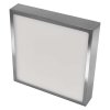LED prisadené svietidlo, štvorec, strieborné, 21W, CCT