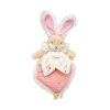 Doudou Dárková sada - Hračka růžový kamarád králíček 24 cm