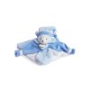 Doudou Dárková sada - plyšový usínáček modrý medvídek 24 cm