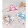 Doudou Dárková sada - plyšový usínáček modrý medvídek 24 cm