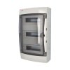 Rozvaděč Acqua 3942-TTB IP65, 42mod., na omítku, průhl. dveře, 565x326x150mm