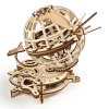 Ugears 3D drevené mechanické puzzle glóbus