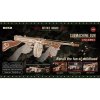 RoboTime 3D Dřevěné mechanické puzzle Samopal Thompson