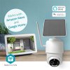 Kamera IP venkovní dobíjecí NEDIS WIFICBO50WT | Wi-Fi | 2MP | IP65 | otáčení/náklon | solar