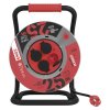 Predlžovací kábel EMOS P084255 PROFI na kovovom bubne 25m / 3x1,5mm guma / 4 zásuvky