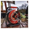 Predlžovací kábel EMOS P084255 PROFI na kovovom bubne 25m / 3x1,5mm guma / 4 zásuvky