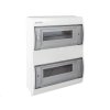 Rozvaděč RN-24 Fala (N+PE) IP40 plastový 2x12 nástěnný / průhledné dveře