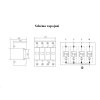 Přepěťová ochrana VCX P-4-B+C AC třída T1T2 (B+C) 4P 12.5kA s jiskřištěm