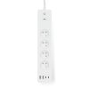 Prodlužovací kabel NEDIS WIFIP313EWT SmartLife /2m/Wi-Fi/16A/3680W/4xzásuvka/