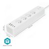 Prodlužovací kabel NEDIS WIFIP313EWT SmartLife /2m/Wi-Fi/16A/3680W/4xzásuvka/