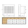 Ventilátor DOSPEL POLO 5 120 AZWCH s automat. žaluzií