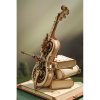 RoboTime dřevěné mechanické puzzle Kouzelné violoncello (elektrický pohon)