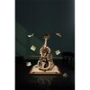 RoboTime dřevěné mechanické puzzle Kouzelné violoncello (elektrický pohon)